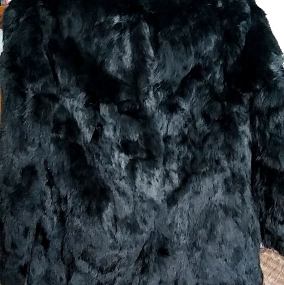 '80's Rabbit Fur Coat - Picture 2 of 7